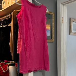 NWOT Bright Pink Sleeveless Shift Dress